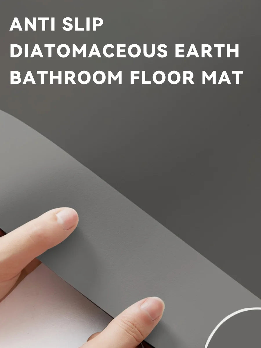 bathroom Earth Bath Mat Super Absorbent Non Slip Fast Drying